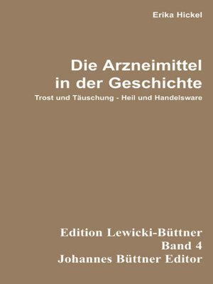 cover image of Die Arzneimittel in der Geschichte